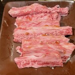 とがし肉家 - 『和牛中落ちカルビ(タレ)』