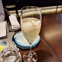 しまなみふれんち Murakami - シャリシャリの岩城島レモンソルベとスパークリングワインのカクテル