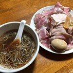 虎一番 - つけ麺(中)+チャーシュー