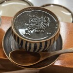 酒肴哲 - 珍しいもずくのおでん。しゃきしゃきで生姜がきいていてあたたまった。