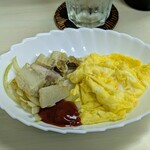 tell me キッチン - 塩ブタとスクランブルエッグ