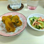 tell me キッチン - ちょい呑みセット　カボチャ煮、酢の物