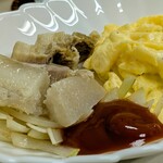 tell me キッチン - 塩ブタとスクランブルエッグ