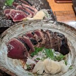 藁焼き鰹たたき 明神丸 - 