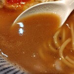 麺家 たけ田 - スープの感じ