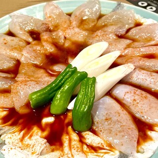 豪快な焼きふぐ！身の厚さ、切り方、細部までこだわった逸品！