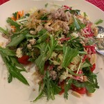 カレーニムチュー - スリランカプレート風に全部混ぜ合わせてからいただきます