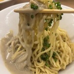 左とう - 蟹みその和え玉麵リフト