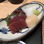 炭焼き かどた/お料理すゞ㐂 - 欲張りセットの刺身ですねー　キトキト^_^