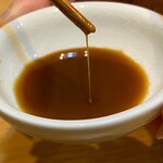 手打ち蕎麦・鮨 いまふく - 自家製醤油の昆布醤油