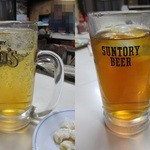 立飲スタンド 三楽 -  ウーロンハイ(炭酸入り)￥240/ウーロン割り￥300