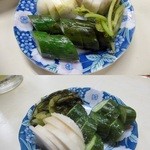   ぬか漬￥150(初訪時＆再訪)