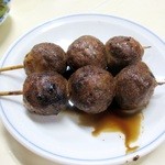 立飲スタンド 三楽 -  とりだんご串(２本)￥160(再訪)