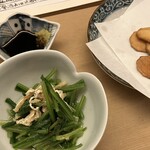 御料理 めなみ - 壬生菜とお揚げさん