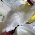 JiProign - 何だろうと思ったら綿菓子。赤を入れたらサンタっぽくなるかも^_^