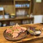 タカラヤ - 鶏セット(せせり、軟骨、皮、ぼんじり)