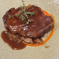 びいどろ 銀座店 - 東京和牛ー子牛肉が柔らかくて美味しかった