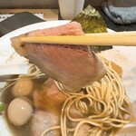 中華SOBA にぼ乃詩 - レアチャーシュー