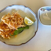 富貴庵 - さくら海老唐揚げ 1100円
