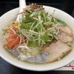 喜多方ラーメン 坂内 - 7種野菜の青唐うま塩ラーメン ¥1,190（価格は訪問時）
