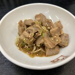 喜多方ラーメン 坂内 - わさび醤油焼豚皿 ¥280（価格は訪問時）つまみとして