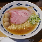 NIBOSHI MANIA - 銀鱗キンキ鮮魚煮干蕎麦 1100円