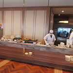 堂ヶ島ニュー銀水 - ライブキッチン　朝　