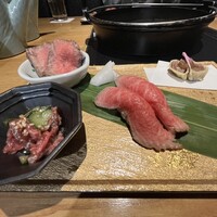 すき焼き 牛しゃぶ 松重 - 