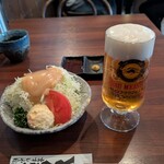 とんかつ ますいや - ビールが進む美味しいサラダ