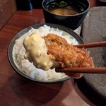 とんかつ ますいや - タルタルソースでいただきます