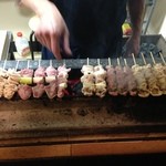 河童 -   やきとり(炭焼き風景)