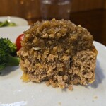 キッチン ブルー グローブ - 分厚いテリーヌ、山盛りデュクセル