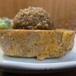 キッチン ブルー グローブ - 横から、分厚いテリーヌ、デュクセルも山盛り、ありがとう