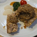 キッチン ブルー グローブ - 更にハーフカット