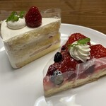 ペ・ド・ノンヌ - 苺のショートケーキ、ベリーパイタルト