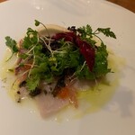 Pleurote - 鮮魚のカルパッチョ