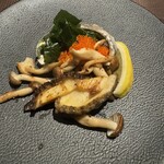 鉄板焼さとう - 鮑の肝バター焼き