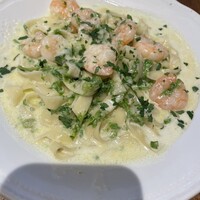 イゾラ スメラルダ - 青さと柚子のクリームパスタ