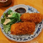 さけみ - 紅ずわい蟹のクリームコロッケ　880円　熱々で美味しい♪