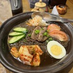 炭火焼肉 やまもと - ととり冷麺(どんぐり使ってる)