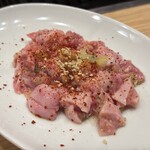 焼肉乃 富士吉 - コブクロ刺し 白