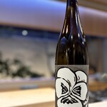 道後 海舟 - おまかせ＃３。 久米桜　pensee 野生の思考 きもと原酒火入れ。 酸味が高めの燗。 非常に特徴ある酒だけど、強い肴にはいい相性。