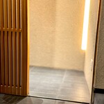 道後 海舟 - 内扉を開けても段差はありません。