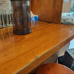 まんしゅう - カウンター席