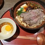 和食麺処 サガミ - 宮崎牛すきやききしめん 単品2000円