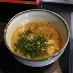 丿貫 - 牡蠣と白菜の酒蒸し風つけ蕎麦のつけ汁