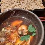 登喜和屋 - 牡蠣そば（冷）