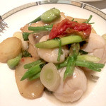 シルクロードガーデン -  シルクロードガーデンディナー　季節野菜とホタテのソテー