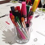 ギンザ ラクガキ - 店内は自由にどこにでもらくがきが出来ます