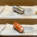 すし宮川 - 小肌＆車海老